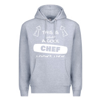 Heather Grey chef t  shirtthis is what a cool chef looks like t  shirt Premium Hoodie - trangStudio