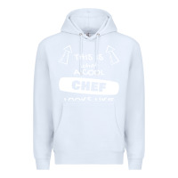 White chef t  shirtthis is what a cool chef looks like t  shirt Premium Hoodie - trangStudio