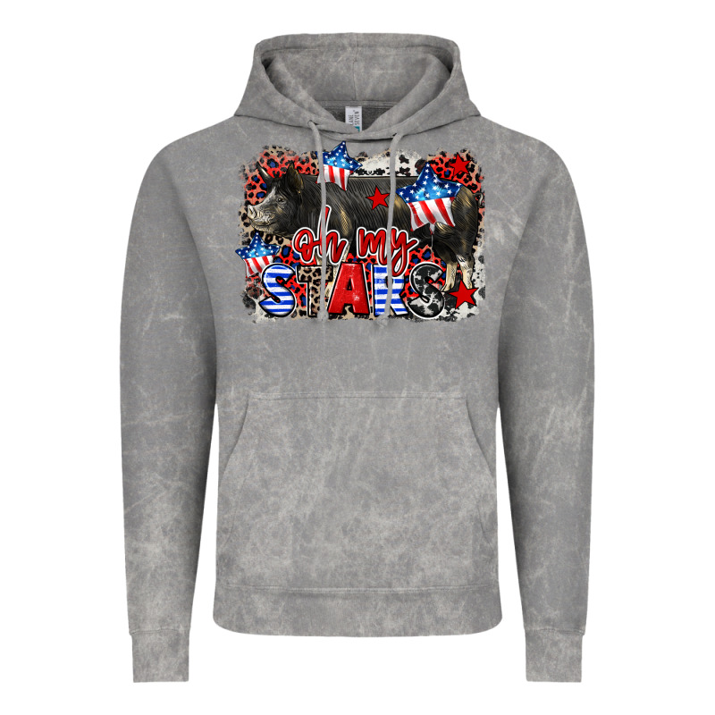 Oh My Stars Pig Vintage Hoodie by CowGirlArtShop | Teevron
