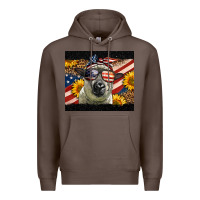 Coffee Western 4th Of July Sheep Premium Hoodie - LillyAllenDesigns