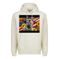 Oatmeal Heather Western 4th Of July Sheep Premium Hoodie - LillyAllenDesigns