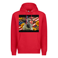 Red Western 4th Of July Sheep Premium Hoodie - LillyAllenDesigns