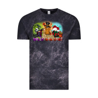 Cloud Black happy hallothanksmas gnomes Vintage Tee - CowGirlArtShop