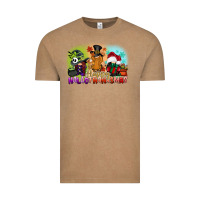 Vintage Coffee happy hallothanksmas gnomes Vintage Tee - CowGirlArtShop