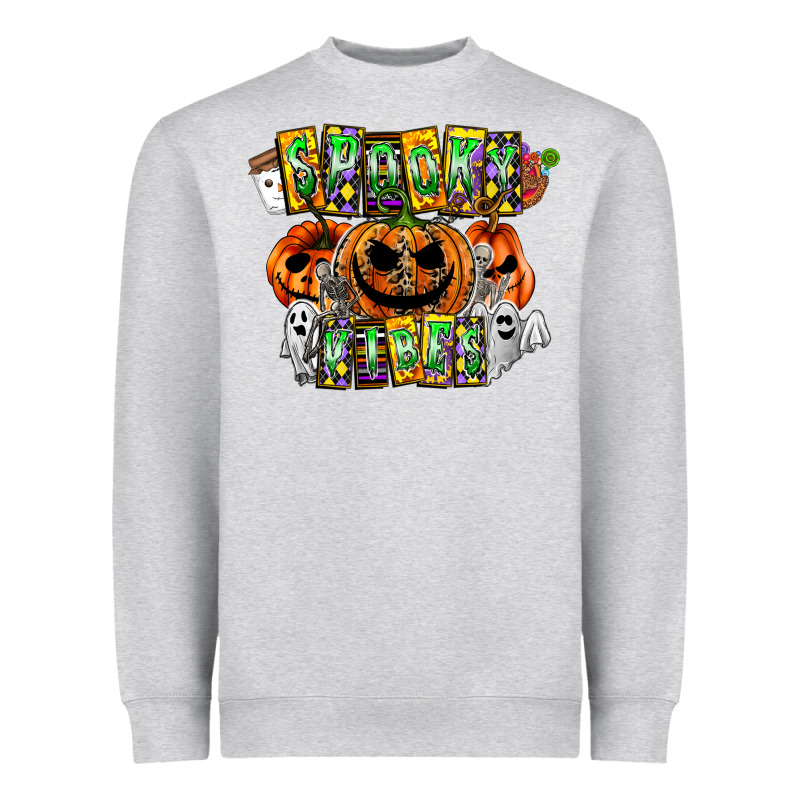 Spooky Vibes Heavyweight Sweatshirt by CowhideDigitalArt | Teevron