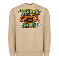 Mushroom Spooky Vibes Heavyweight Sweatshirt - CowhideDigitalArt