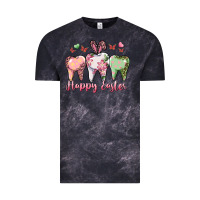 Cloud Black Happy Easter Dental Vintage Tee - RanaPortraitStore