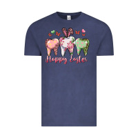 Vintage Denim Happy Easter Dental Vintage Tee - RanaPortraitStore