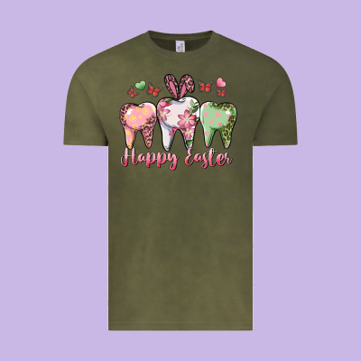 Happy Easter Dental Vintage Tee Designed By Ranaportraitstore
