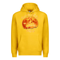 Lemon Halloween Witch On Motorcycle Cat & Moon Salem Witch Trials Premium Premium Hoodie - trangStudio