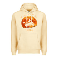 Pina Colada Halloween Witch On Motorcycle Cat & Moon Salem Witch Trials Premium Premium Hoodie - trangStudio