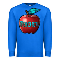 True Royal apple teacher Premium Sweatshirt - BarkalooDesign