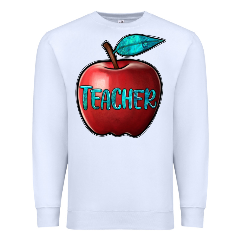 Apple Teacher Premium Sweatshirt by BarkalooDesign | Teevron