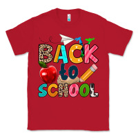 Red back to school Classic Tee - texasbilliewilder
