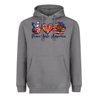 Storm peace love america Heavyweight Hoodie - BarkalooDesign