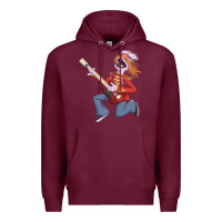 Burgundy floyd pepper Premium Hoodie - trangStudio