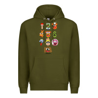 Army Green muppet babies Premium Hoodie - trangStudio