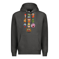 Charcoal Heather muppet babies Premium Hoodie - trangStudio