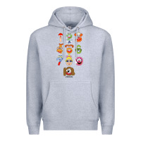 Heather Grey muppet babies Premium Hoodie - trangStudio