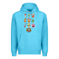 Ocean Blue muppet babies Premium Hoodie - trangStudio