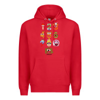 Red muppet babies Premium Hoodie - trangStudio