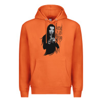 Carrot Normal Is An Illusion - Morticia Addams Premium Hoodie - trangStudio