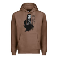 Chestnut Normal Is An Illusion - Morticia Addams Premium Hoodie - trangStudio