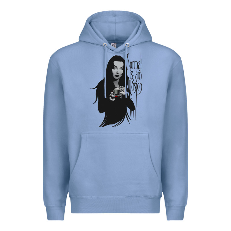 Normal Is An Illusion - Morticia Addams Premium Hoodie by trangStudio | Teevron