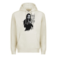Oatmeal Heather Normal Is An Illusion - Morticia Addams Premium Hoodie - trangStudio