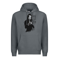 Rock Normal Is An Illusion - Morticia Addams Premium Hoodie - trangStudio