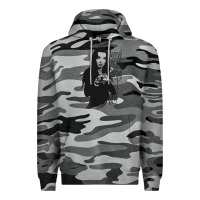 Slate Camo Normal Is An Illusion - Morticia Addams Premium Hoodie - trangStudio