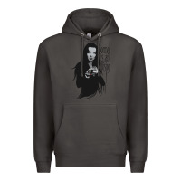Smoke Normal Is An Illusion - Morticia Addams Premium Hoodie - trangStudio