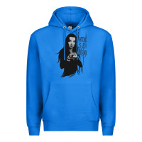True Royal Normal Is An Illusion - Morticia Addams Premium Hoodie - trangStudio