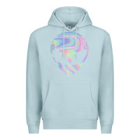 Blue Mist Alien Head Colorful Laser Ufo Sighting Believe Area 51 Premium Hoodie - trangStudio
