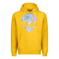 Lemon Alien Head Colorful Laser Ufo Sighting Believe Area 51 Premium Hoodie - trangStudio