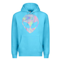 Ocean Blue Alien Head Colorful Laser Ufo Sighting Believe Area 51 Premium Hoodie - trangStudio