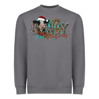 Storm howdy christmas Heavyweight Sweatshirt - CowhideDigitalArt