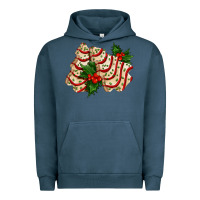 Pigment Midnight Navy white christmas tree cake ado Urban Hoodie - AdoDesignShop