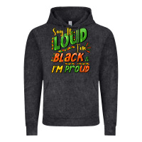 Vintage Black Say it loud i'm black and i'm proud Vintage Hoodie - HowdyJamesFarm