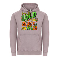 Vintage Zinc Say it loud i'm black and i'm proud Vintage Hoodie - HowdyJamesFarm