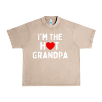 French Oak mens i love hot grandpa  i'm the hot grandpa Urban Heavy Tee - trangStudio