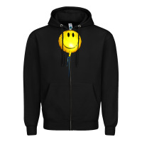 Black Balloon smile Zipper Hoodie - Artiststas