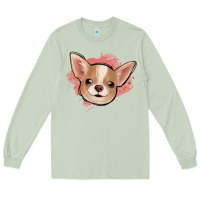 Chihuahua Pink Glitter Long Sleeve Tee | Teevron