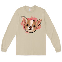 Mushroom chihuahua pink glitter Long Sleeve Tee - Jasminsmagicworld