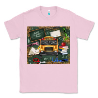 Bubblegum Pink school bus back to school Classic Tee - texasbilliewilder