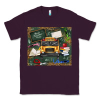 Plum school bus back to school Classic Tee - texasbilliewilder