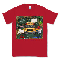 Red school bus back to school Classic Tee - texasbilliewilder