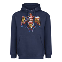 Navy thunderbird usa Heavyweight Hoodie - BarkalooDesign