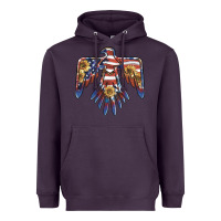 Plum thunderbird usa Heavyweight Hoodie - BarkalooDesign