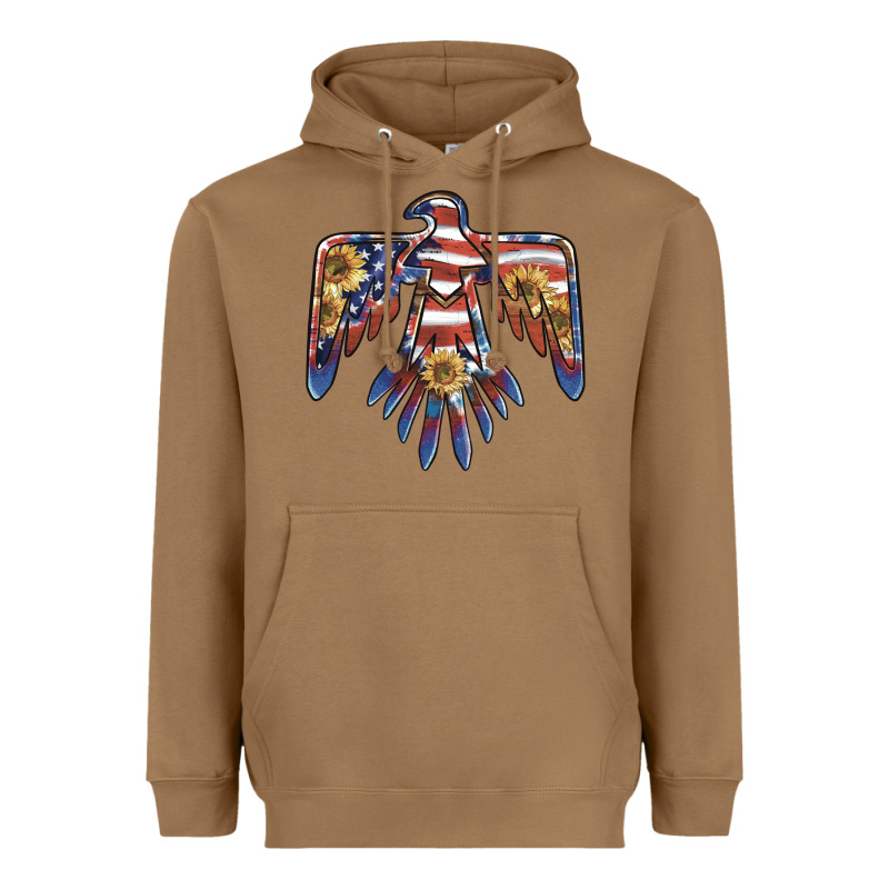 Thunderbird Usa Heavyweight Hoodie by BarkalooDesign | Teevron